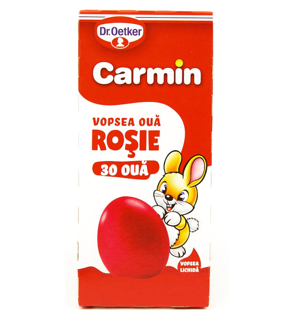 Dr Oetker Carmin Vopsea Lichida 30 Oua Rosu 6 g