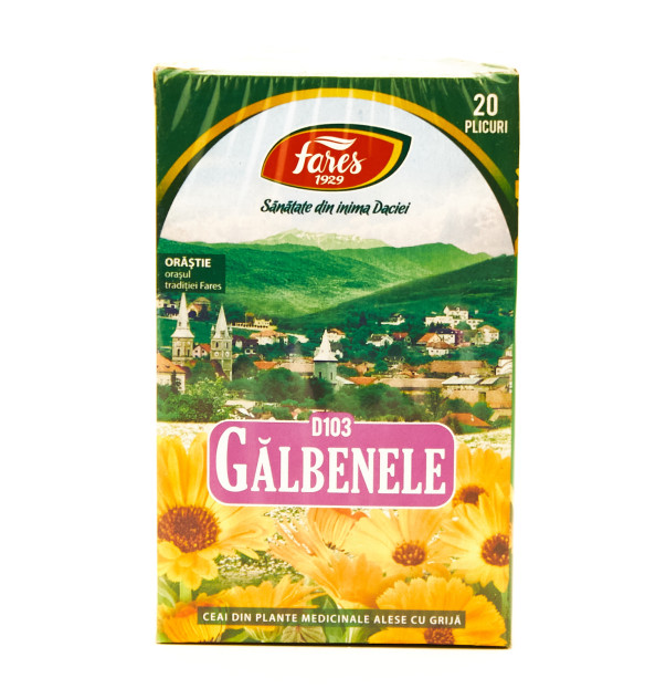 Fares Ceai de Galbenele 20 g