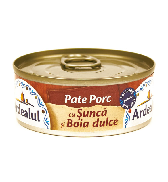 Ardealul Pate Porc cu Sunca si Boia Dulce 100 g