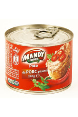 Mandy Pate de porc picant 200g 