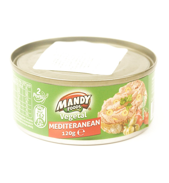 Mandy Pate Vegetal Mediteranean 120 g