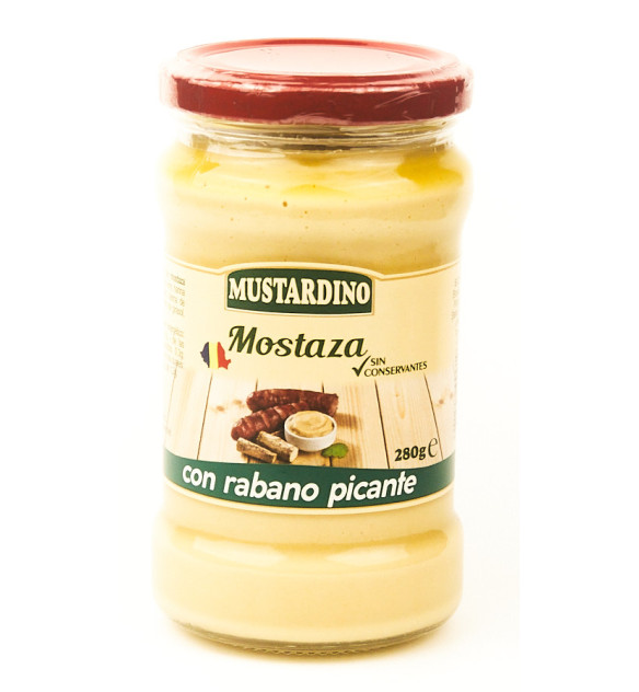 Mustardino Mustar cu Hrean 280g