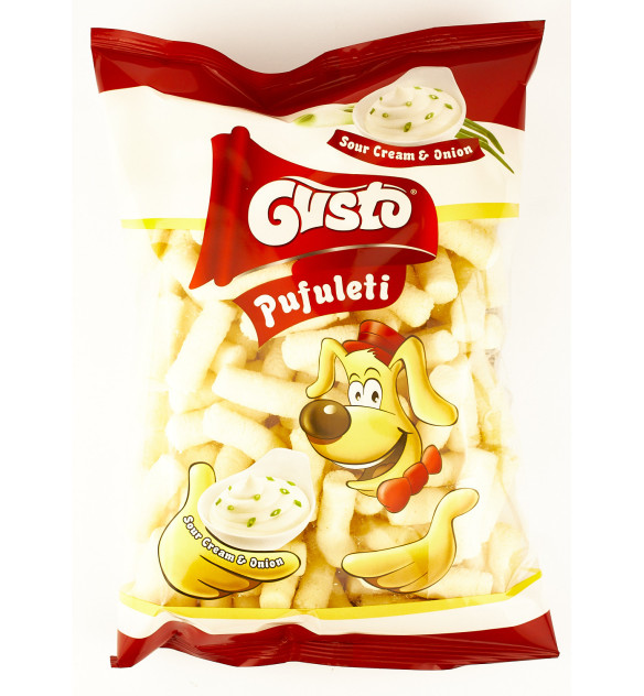 Gusto Pufuleti cu smantana si ceapa 80g