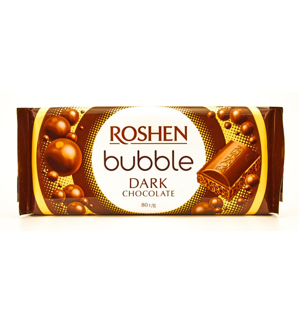 Roshen Ciocolata Aerata Neagra 80g
