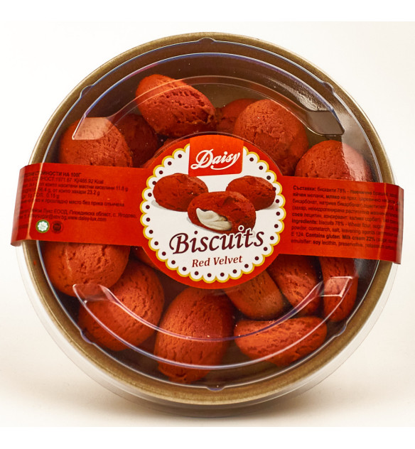 Daisy Biscuiti cu crema de Red Velvet 210 g