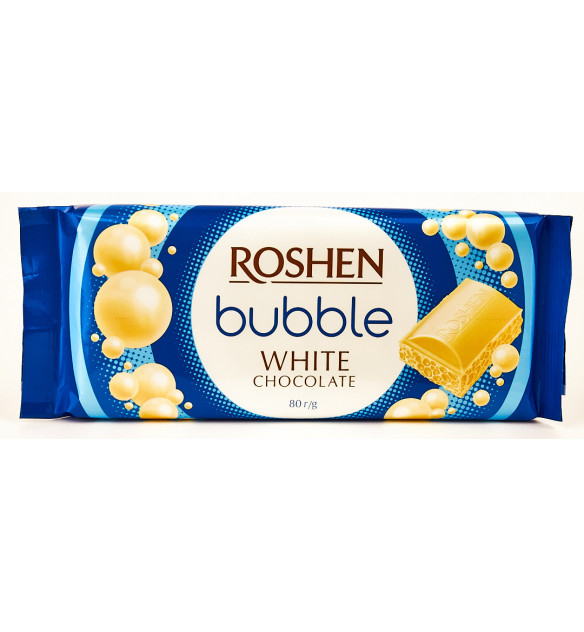 Roshen Ciocolata Aerata Alba 80 g