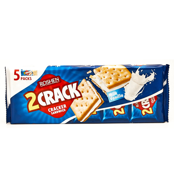 Roshen Cracker Sandwich Lapte si Vanilie 235 g