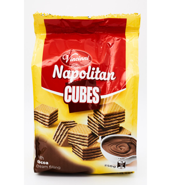 Vincini Napolitane Cacao 180 g