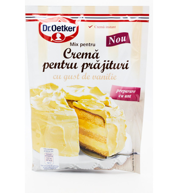 Dr Oetker Crema Prajituri cu Unt Vanilie 140 g