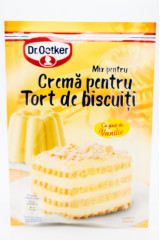 Dr.Oetker Crema Pt Tort cu Biscuiti Vanilie 