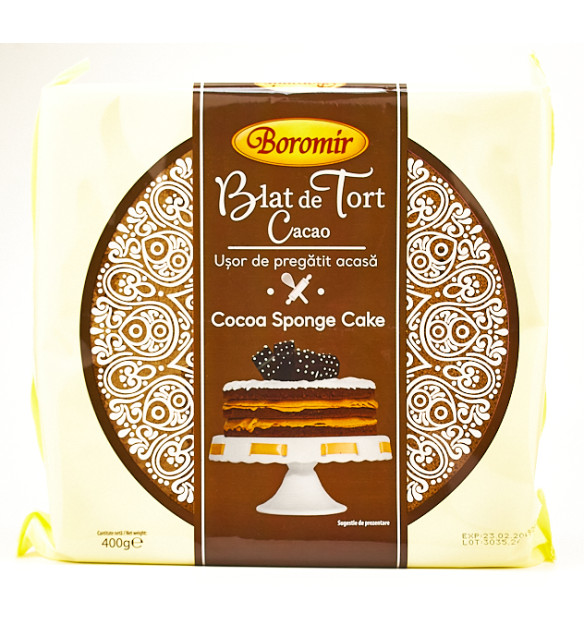 Boromir Blat de Tort de Cacao 400 g