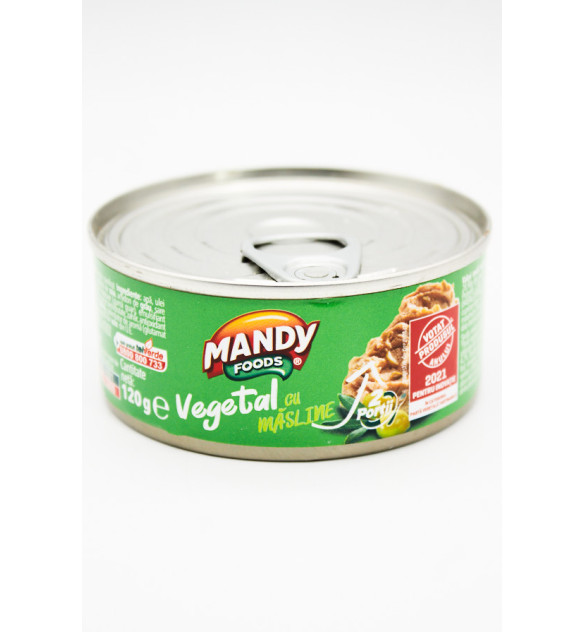 Mandy Pate Vegetal Masline 120 g