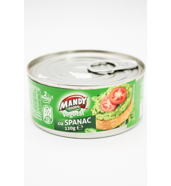 Mandy Pate Vegetal Spanac 120 g