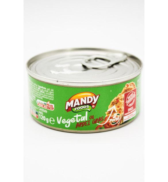 Mandy Pate Vegetal Ardei 120 g