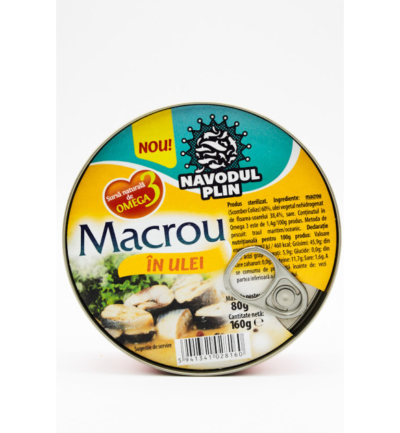 Navodul Macrou in Ulei 160 g