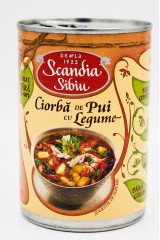 Scandia Sibiu Ciorba de Pui cu Legume 400 g