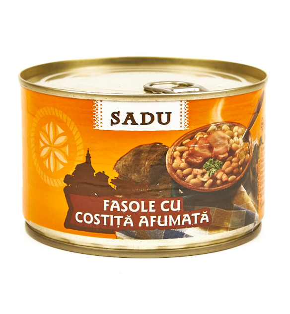 Sadu Fasole cu Costita Afumata 400 g