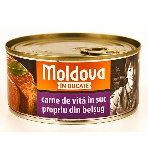 Moldova Carne de Vita in Suc propriu 300 g