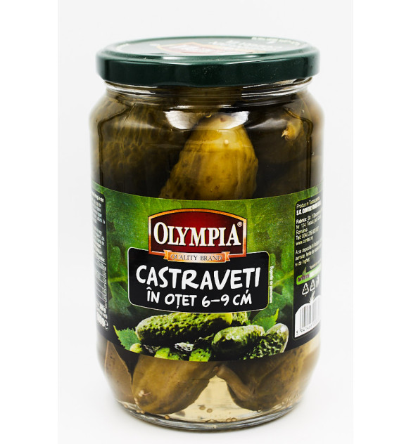 Olympia Castraveti in Otet 6-9 580 g