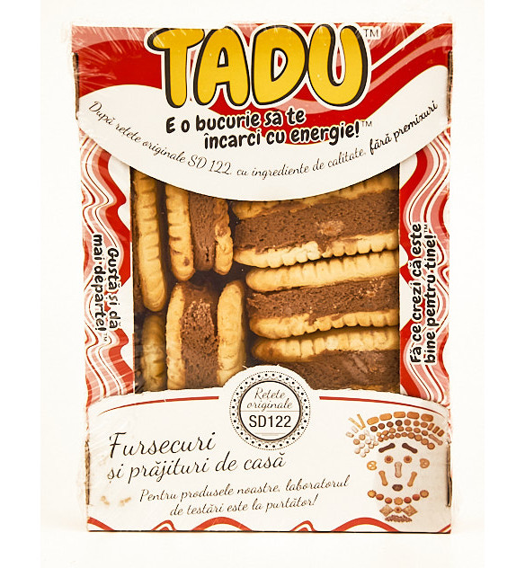 Tadu Biscuiti cu crema de cacao 250 g